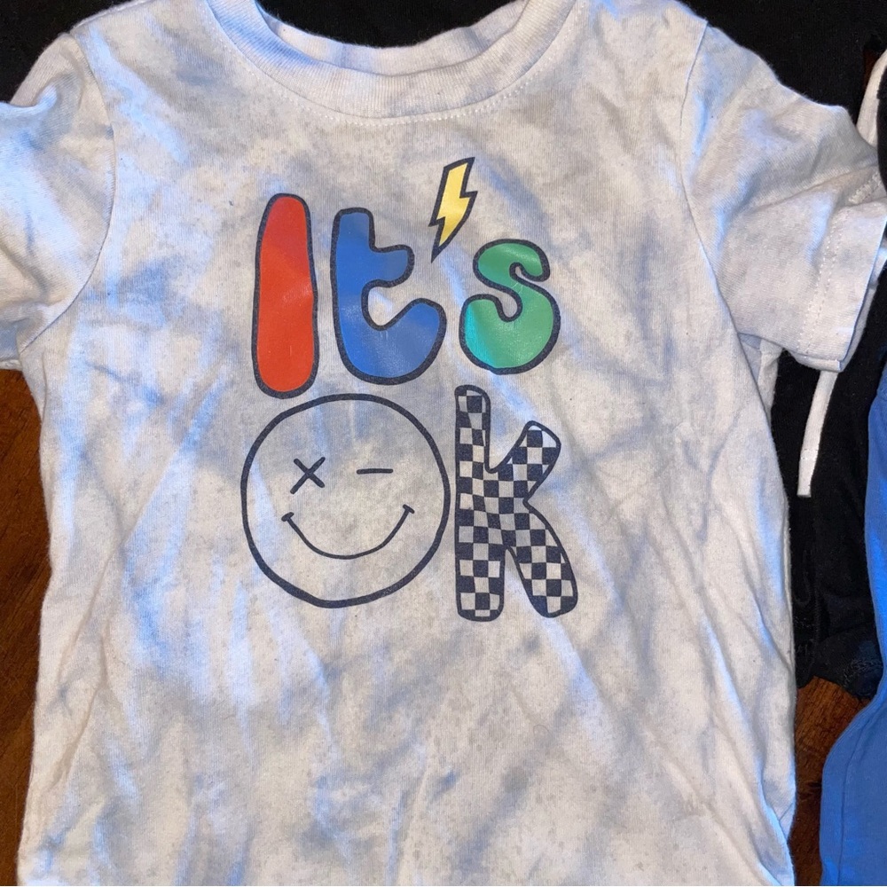 KIDS BUNDLE! Garanimals Kids Tee - Blue and White - Picture 4 of 8